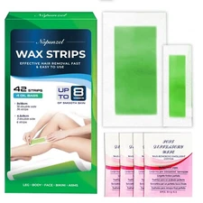 Wax Strips: Waxing Strips - Wax strips for Hair Removal - Body Wax Strips -B24