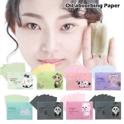 100x Oil Control Paper Film Oil-Absorbing Blotting Facial Face Clean Sheets Nice