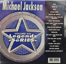 221 MICHAEL JACKSON UK LEGENDS KARAOKE CDG LOT VA