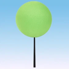 Coolballs Plain Green Car Decor Antenna Topper Auto Accessory NEW