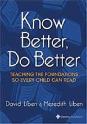 Know Better, Do Better : Teaching the Foundations VERY GOOD