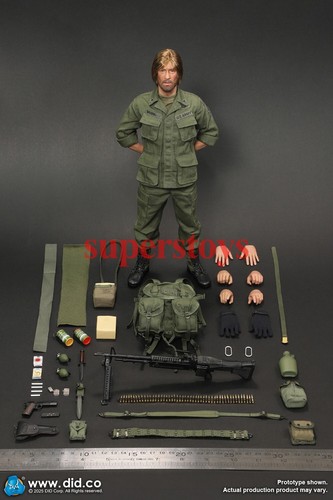 Presale DID V80184 1/6 Vietnam War U.S. Army Colonel James Action Figure Model - Picture 2 of 23