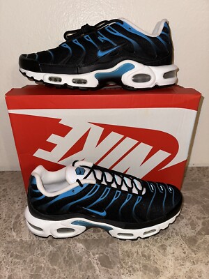 Size 10 - Nike Air Max Plus Black Laser Blue for sale online | eBay