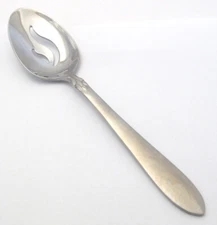 Oneida Simba Slotted Serving Spoon Stainless Steel 18/0 Frost Handle 
