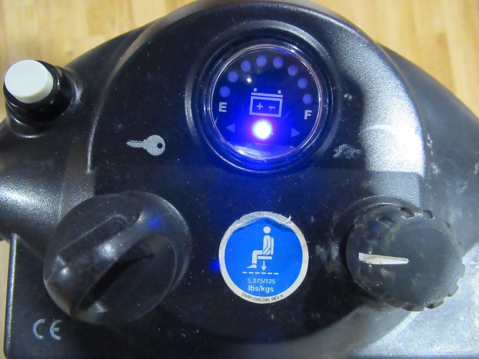 Pride GoGo Elite Scooter Complete Steering Console Throttle With Key