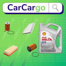 Kit tagliando VW Golf 1.6-TDI BlueMotion Diesel 2009-2012 olio aria abitacolo guscio carburante