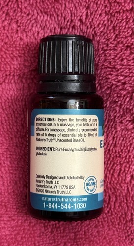 Nature's Truth Aromatherapy Pure Essential Oil Eucalyptus Invigorating 0.51 oz - Picture 8 of 10