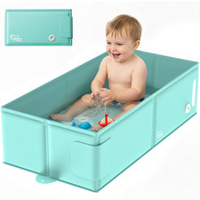 Baby Collapsible Bathtub,Travel Bath Tub for Baby,Foldable  Portable,Easy Stora