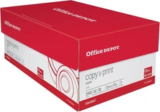 Office Depot Ledger Copy Paper 11x17 20lb 92 Brightness 1500 Sheets Case
