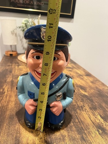 Vintage Talking Cookie Jar Cop. Stop! Move Away From The Cookie Jar Tested Works - Picture 22 of 24