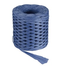 219 Yard Raffia Paper Craft Ribbon, Raffia Twine String, Navy Blue