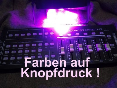 Lichtmischpult für moderne  LED-Scheinwerfer (RGB+UV +W+AMBER)Control 306 DMX512