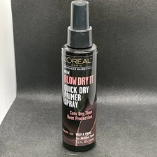 L’Oreal Blow It Dry Quick Dry Primer Spray Heat Protect Hair Discontinued 4.2oz