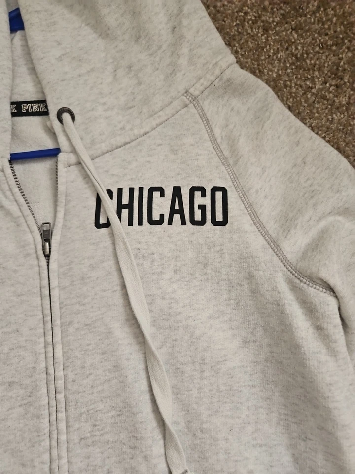 Victoria Secret Pink Chicago Zip Up Bling - Image 2 of 4