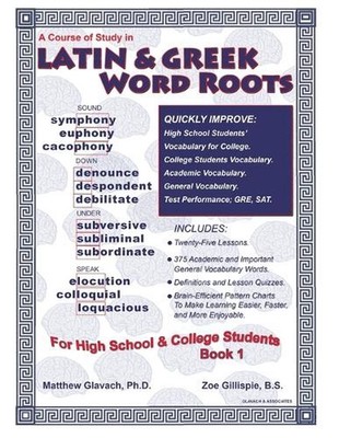 Latin & Greek Word Roots by Zoe Gillispie B.S. (English) Paperback Book