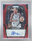 A'ja Wilson 2025 Panini WNBA Prizm #SG-AW Red Signatures Auto 28/99