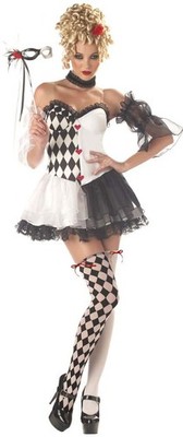 Le Belle Harlequin Costume Adult Large