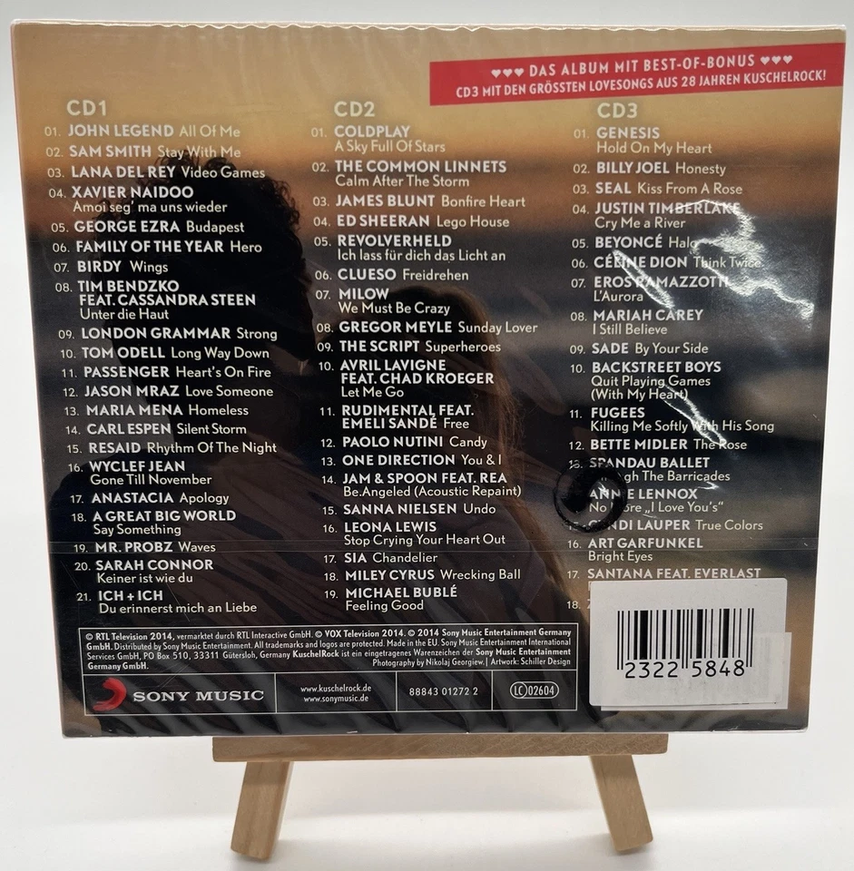 Kuschelrock 28 3Cd Box Neu Versiegelt Sealed In Folie 58 Songs Sony Music - Bild 2 von 4