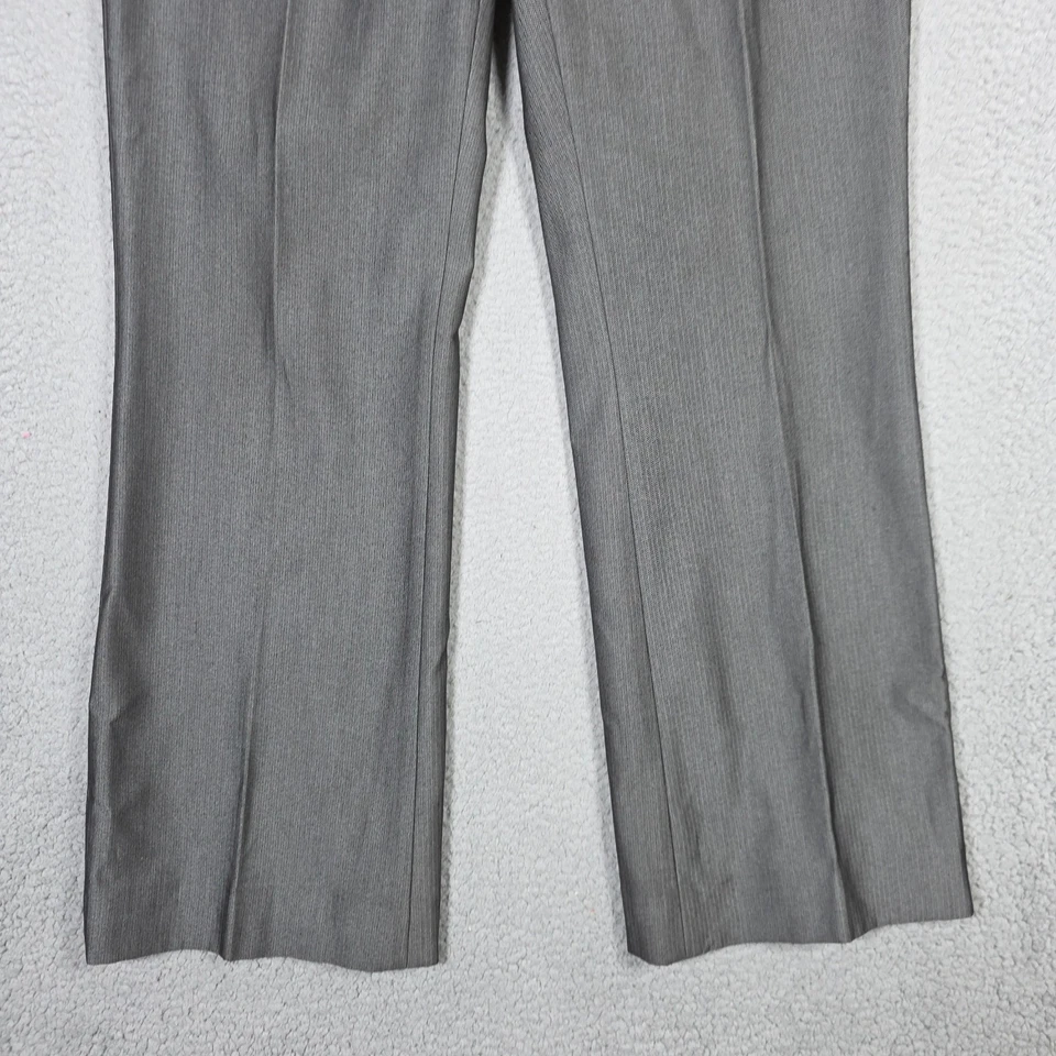 Pantalones de vestir Express para mujer talla 10 carbón editor tiro bajo acampanados oficina Y2K Foto 3 de 4