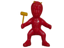 FIGURA DE PLÁSTICO SOPLADO CHAPULÍN COLORADO MEXICANO BOOTLEG TOYS DE COLECCIÓN