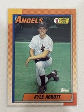 1990 Topps Kyle Abbott #444 Rookie Card RC. rookie card picture
