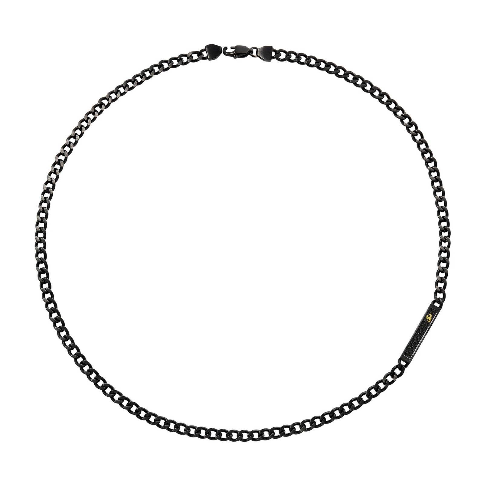 BREIL Mens Necklace ABARTH TJ3966 Stainless Steel Black