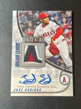 2025 Topps Update Jose Soriano Major League Material Auto Patch 1/1 Game Used 