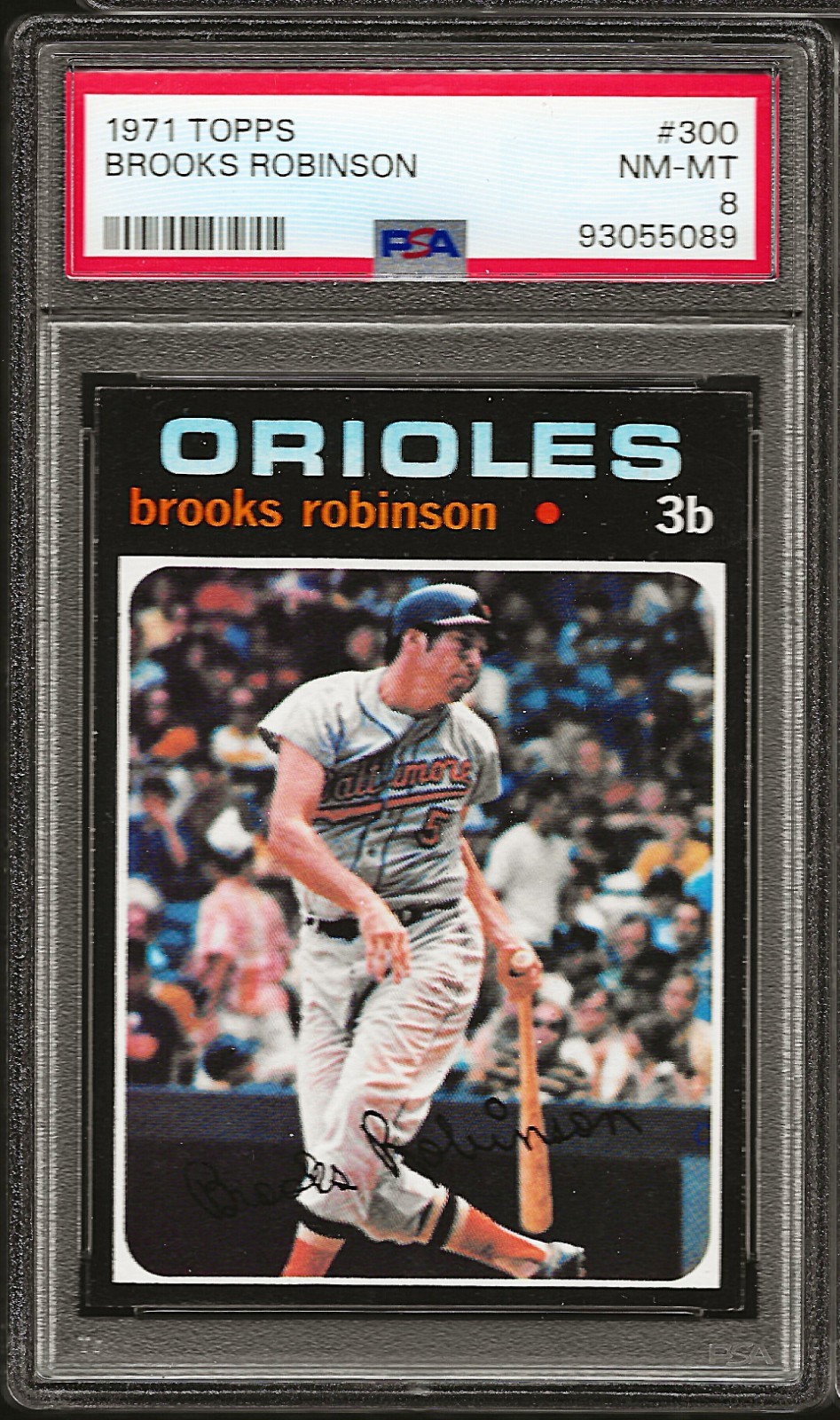 1971 Topps #300 Brooks Robinson PSA 8 NM-Mint Orioles HOF