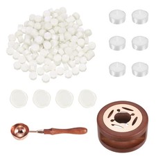 Wax Seal Kit, 150 Wax Beads, Candles, Pearl White