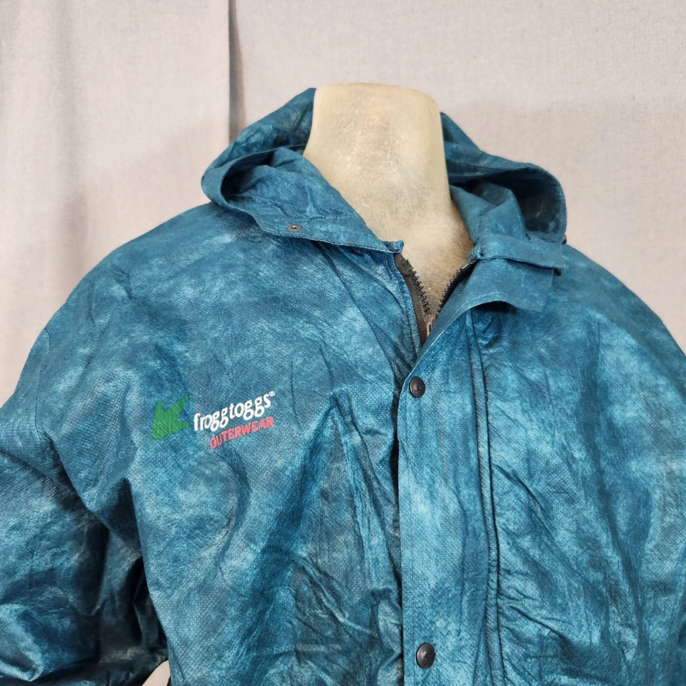 Frogg Toggs погодостойкий верхняя одежда зеленый верх и низ комплект рубашка брюки большой - Изображение 3 из 4