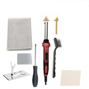 100W Sidérurgie de fer Kit de soudage en plastique voiture Bumper Dashboard réparation soudeur