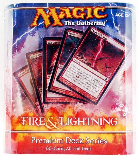 マジック：ザ・ギャザリング Premium Deck Series: Fire & Lightning MTG Magic Premium Deck Series Fire & Lightning 60 Cards All