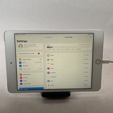 Unlocked Apple iPad Mini 4th Gen 64GB 15.0 Silver MK8A2LL/A