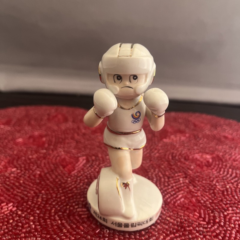 Dokgo Tak Boxer Porcelain 1988 Seoul Olympics by Lee Sang-mu