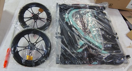 Double Passenger Children’s Foldable/Collapsible Tow Behind Bike Trailer