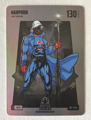Bo Jackson Battle Arena SILVER STEEL Battlefoil Harpoon - Bryce Harper SBF-9