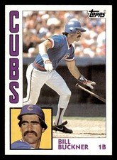 1984 Topps #545 Bill Buckner Card Chicago Cubs