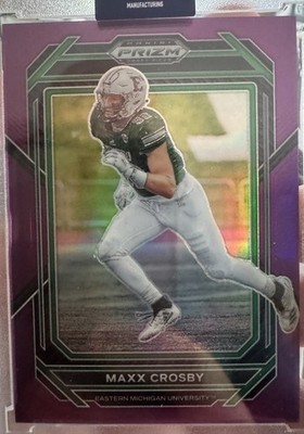2023 Panini Prizm Draft Picks - Maxx Crosby #93 Purple Prizm /75