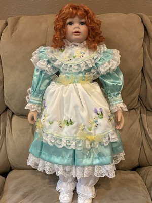 Sharon, Porcelain Doll by William Tung 28'' Collectible | eBay