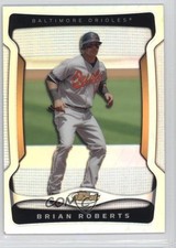 2009 Topps Finest Refractor Brian Roberts #29 0b5