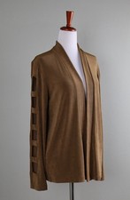 CHICO'S Travelers 109 Slinky Open Front Jacket Top Size 1 US 8 / 10 / Medium