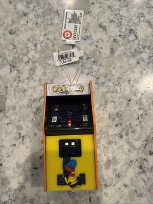 2024 PAC-MAN Pacman Classic Arcade Game Christmas Tree Ornament with tags NEW