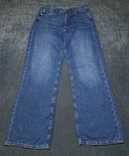 NWT Aeropostale Vintage Inspired Wide Leg Jeans Women's 10 Blue Denim High Rise