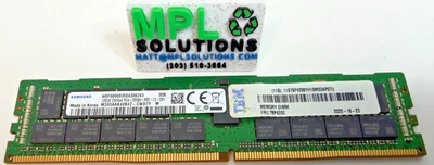 SAMSUNG 128GB 2S4Rx4 PC4-2666V RDIMM Memory-M393AAK40B42-CWD 78P4200 NEW PULLS! - Image 1 of 3