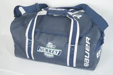 Bauer Ice Hockey Duffel Bag Large Navy Blue Equipment Travel Surrey Eagles Team