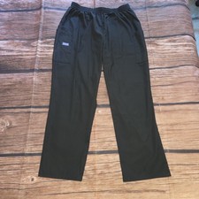 Cherokee Workwear Womens Originals Scrub Pants Black Large Pocket Last One