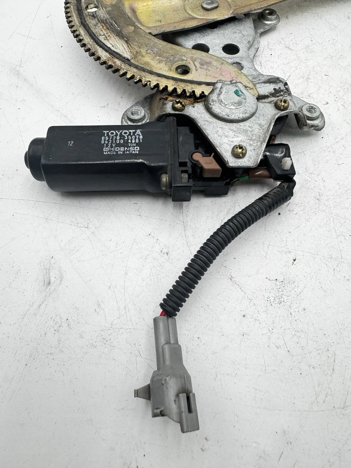 92-95 Toyota 4Runner OEM TRASERO pasajero derecho cristal ventana regulador con motor Foto 4 de 4