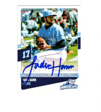 Jaden Hamm West Michigan Whitecaps signed autograph baseball card Columbia TN d