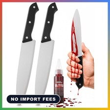 Realistic Fake Knife Set for Ghostface Chucky Costumes