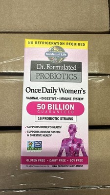Garden of Life Dr. Formulated Women's Probiotics  - 30 Veg Capsules Exp 9/26